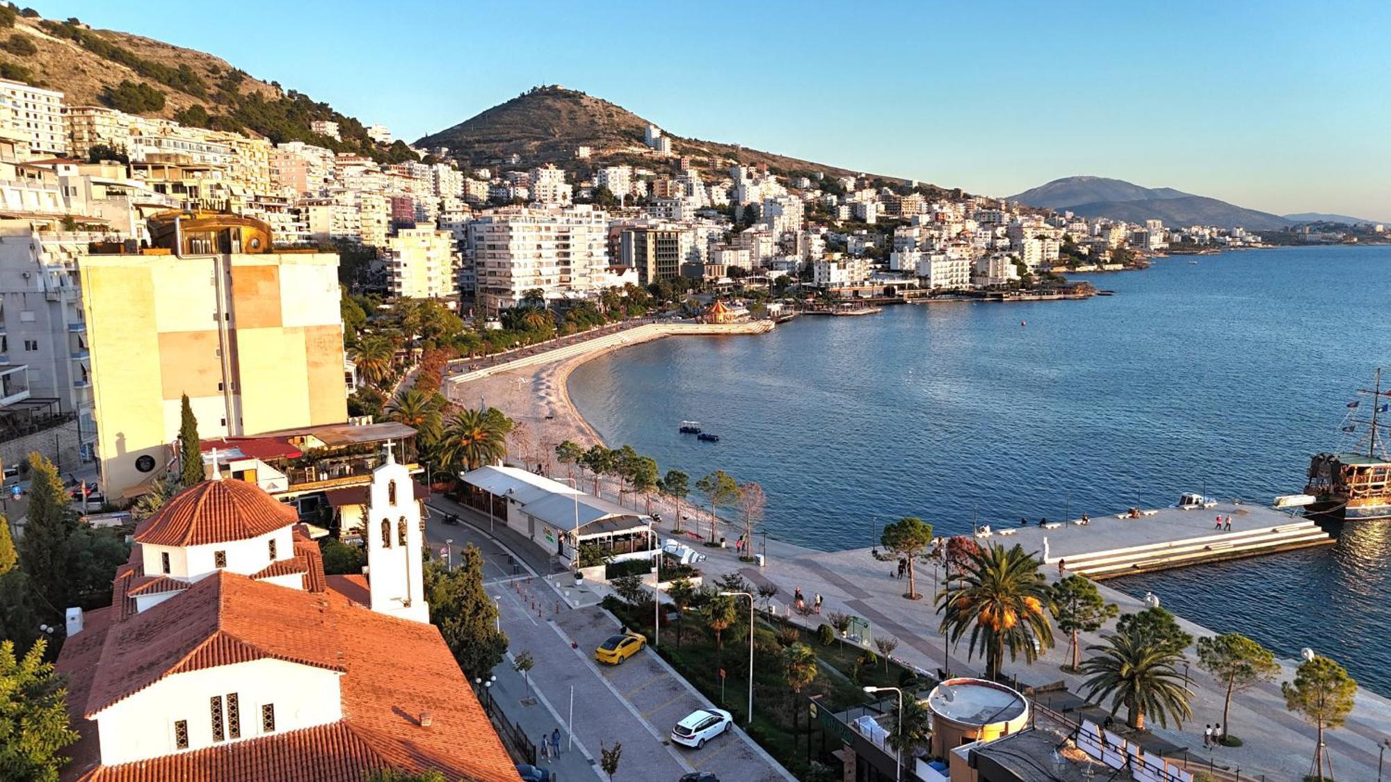 Sunset Penthouse Apartment Sarande Exterior photo